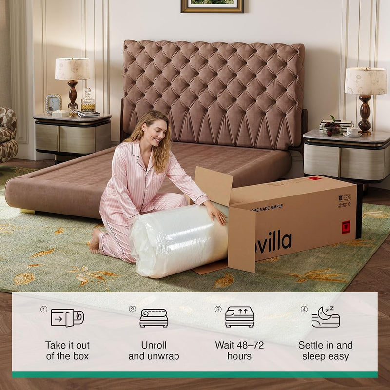 Mattress Medium Firm Memory Foam Hybrid