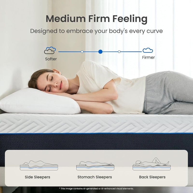 Mattress Memory Foam —medium Firm Orthopaedic