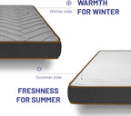 Mattress Memory Foam 6 Inch Deep Plush Fire