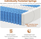 Mattress Memory Foam Hybrid Bed Breathable Knitted Fabric