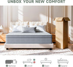 Mattress Memory Foam Hybrid Medium