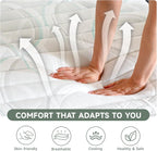 Mattress Memory Foam Hybrid Medium