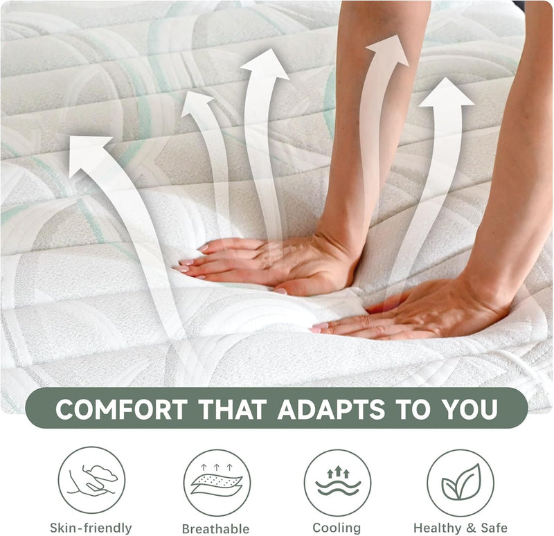 Mattress Memory Foam Hybrid Medium