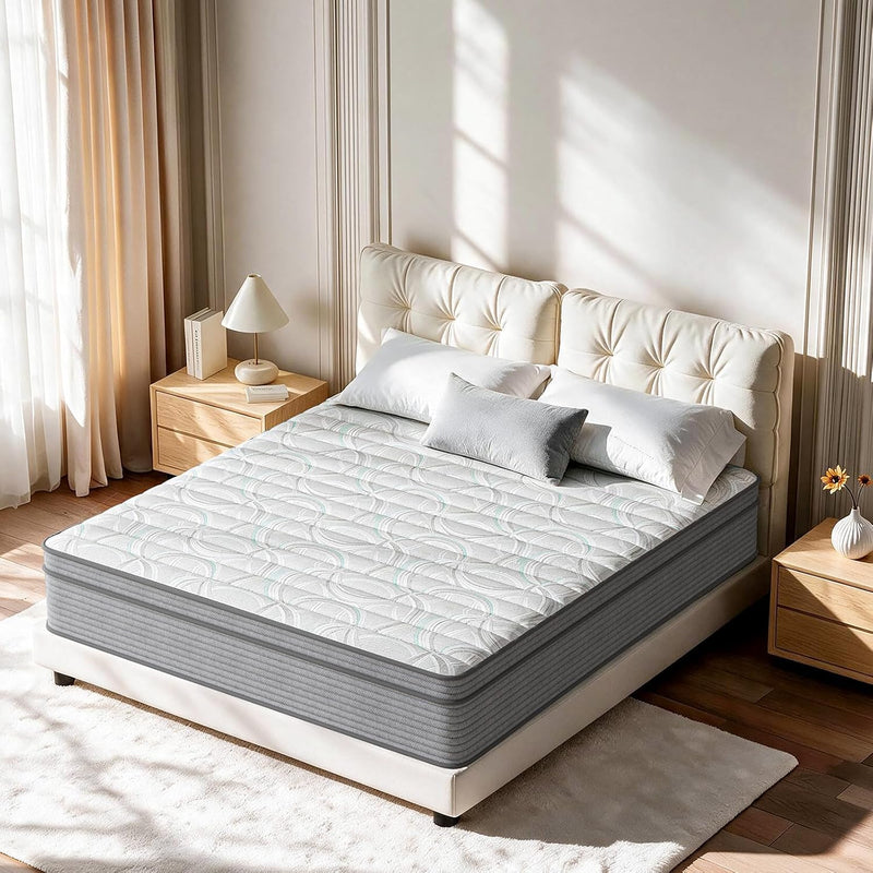 Mattress Memory Foam Hybrid Medium