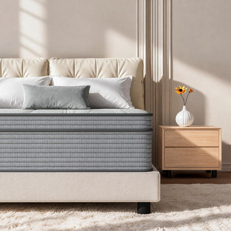 Mattress Memory Foam Hybrid Medium