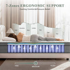 Mattress Memory Foam Hybrid Medium