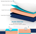 Mattress Memory Foam Orthopaedic Medium Firm Support Breathable