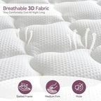 Mattress Memory Foam Pocket Sprung 9-Zone