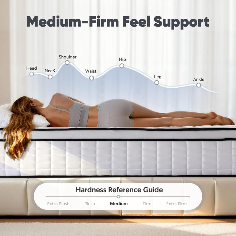 Mattress Memory Foam Pocket Sprung Orthopaedic