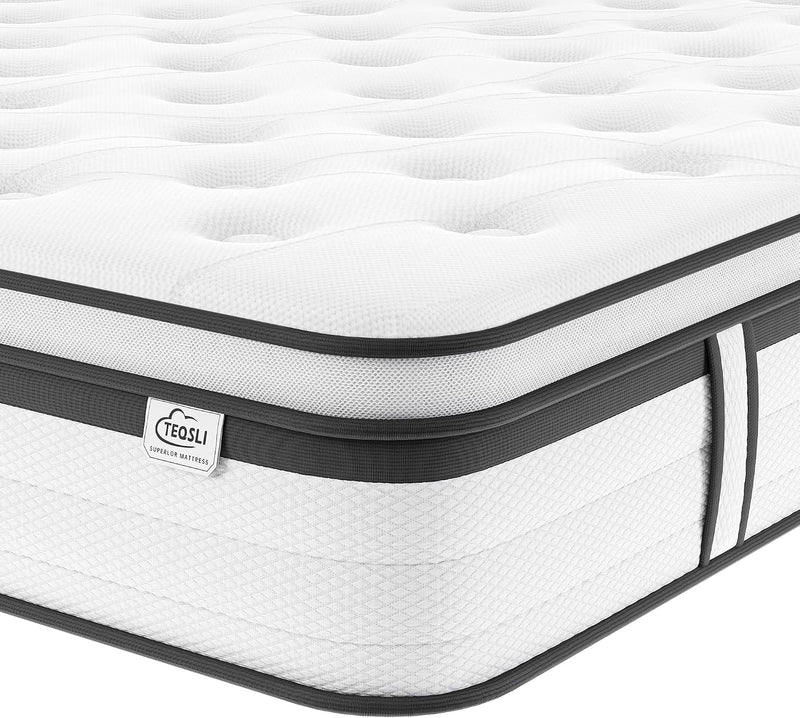 Mattress Memory Foam Spring Hybrid
