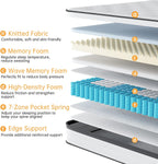 Mattress Memory Foam Spring Hybrid