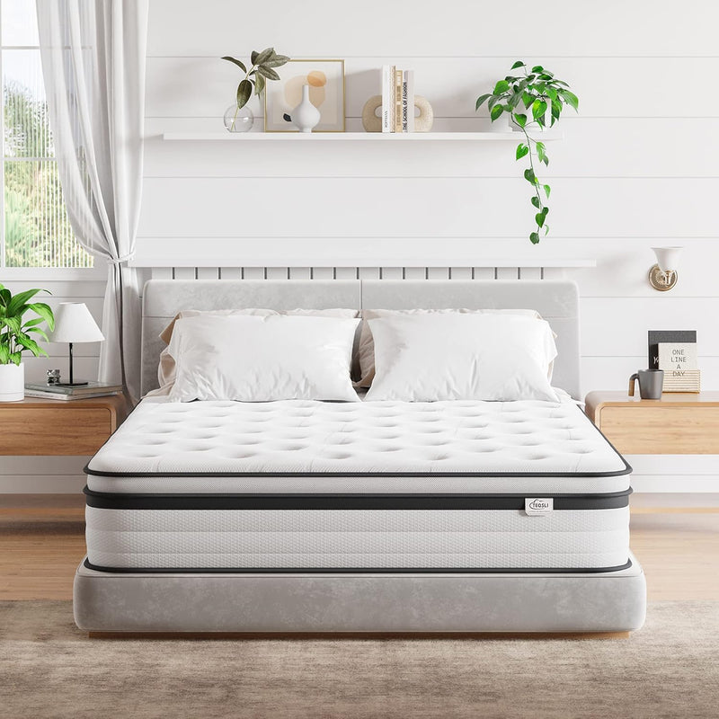 Mattress Memory Foam Spring Hybrid
