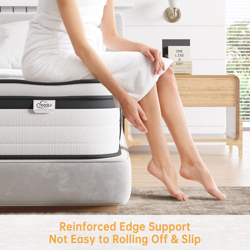 Mattress Memory Foam Spring Hybrid
