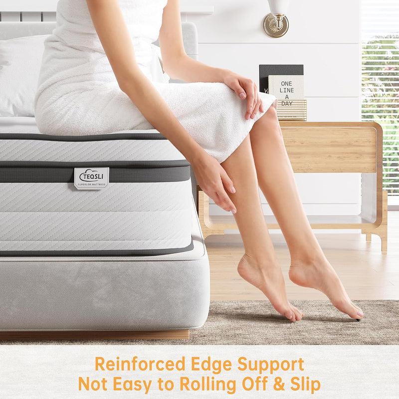 Mattress Memory Foam Spring Hybrid
