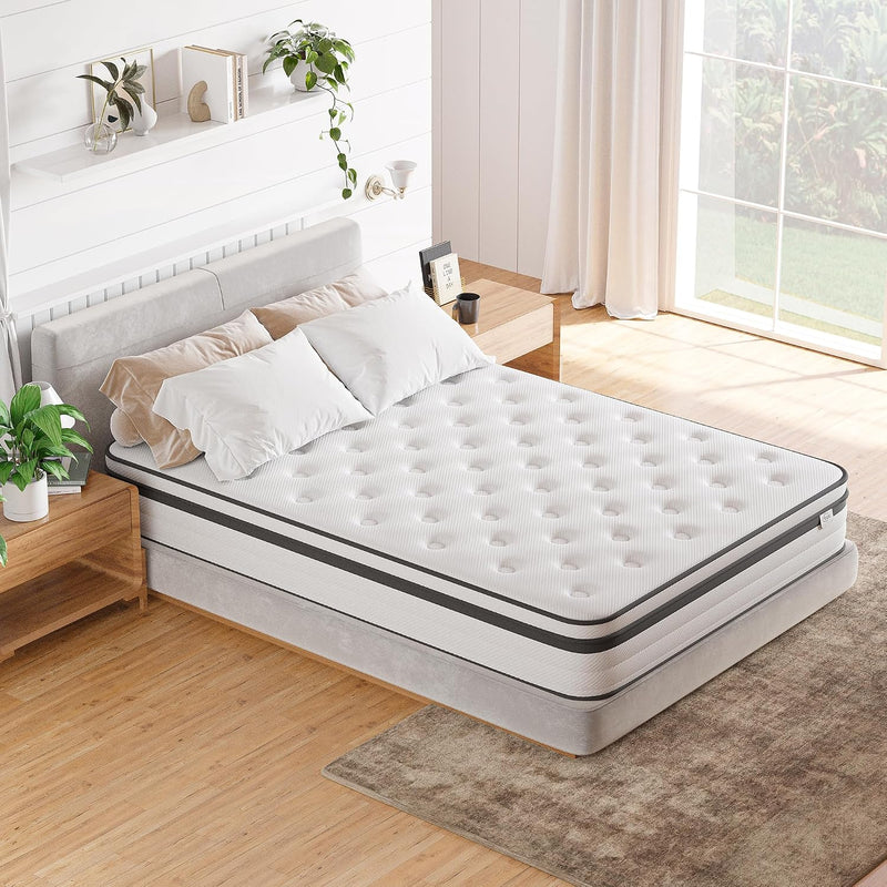 Mattress Memory Foam Spring Hybrid