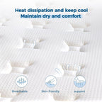 Mattress Memory Foam Sprung Airy Cooling
