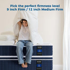 Mattress Memory Foam Sprung Airy Cooling