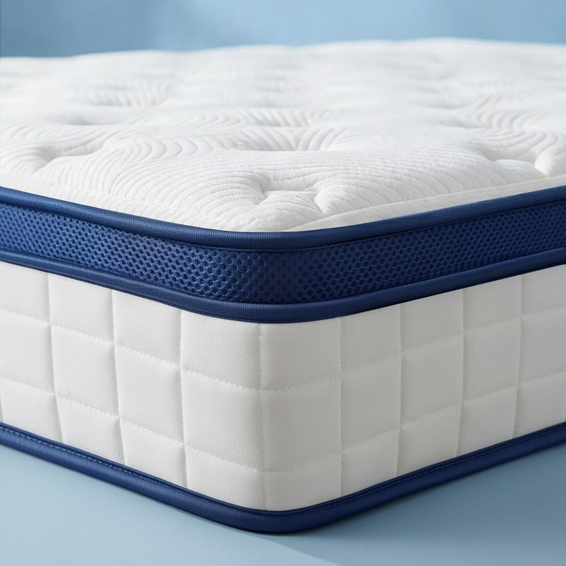 Mattress Memory Foam with Pocket Spring Hybrid Medium