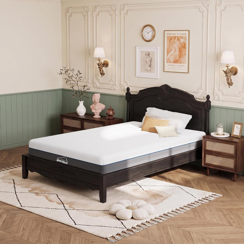 Mattress Memory Foam with Washable Cover 7 Inch