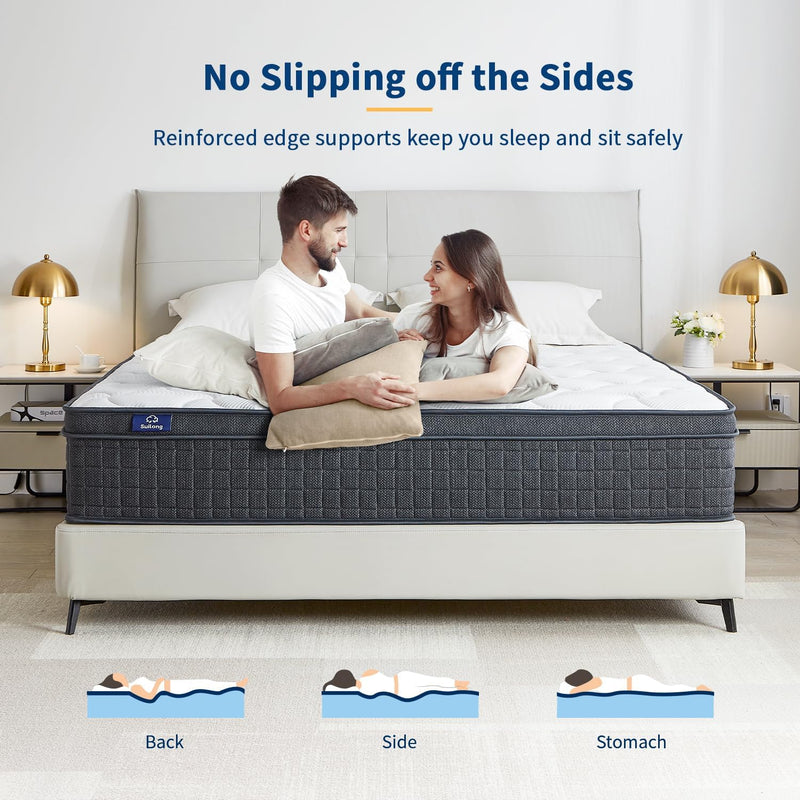 Mattress Orthopaedic Hybrid Memory Foam Spring