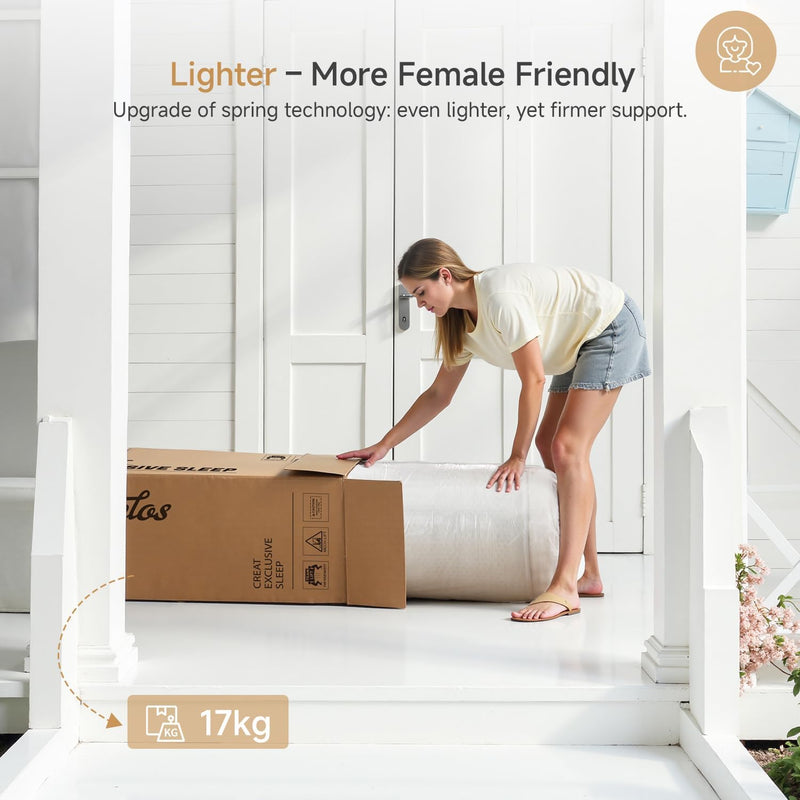 Mattress Orthopaedic Medium-Firm Foam and Pocket