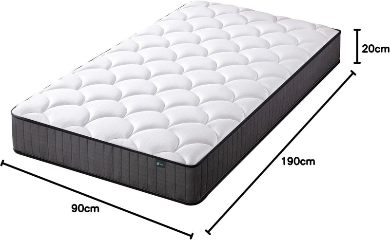 Mattress Pocket Spring Memory Foam 3x6.2FT Height 20CM