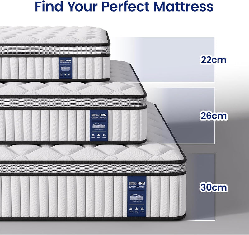Mattress Pocket Sprung for Pressure Relief