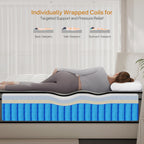 Mattress Pocket Sprung Memory Foam Hybrid Bed