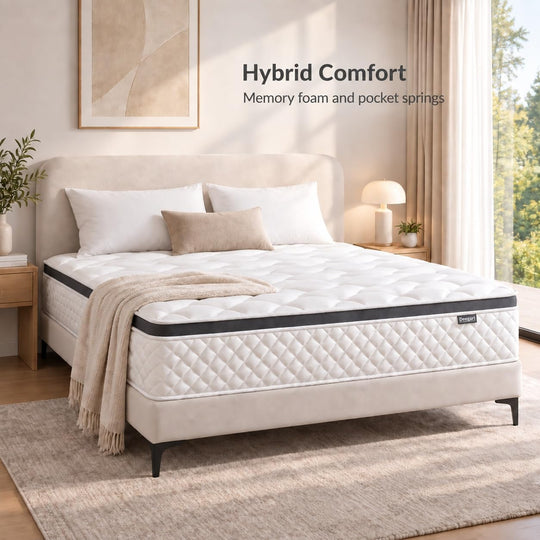 Mattress Pocket Sprungs Memory Foam Medium