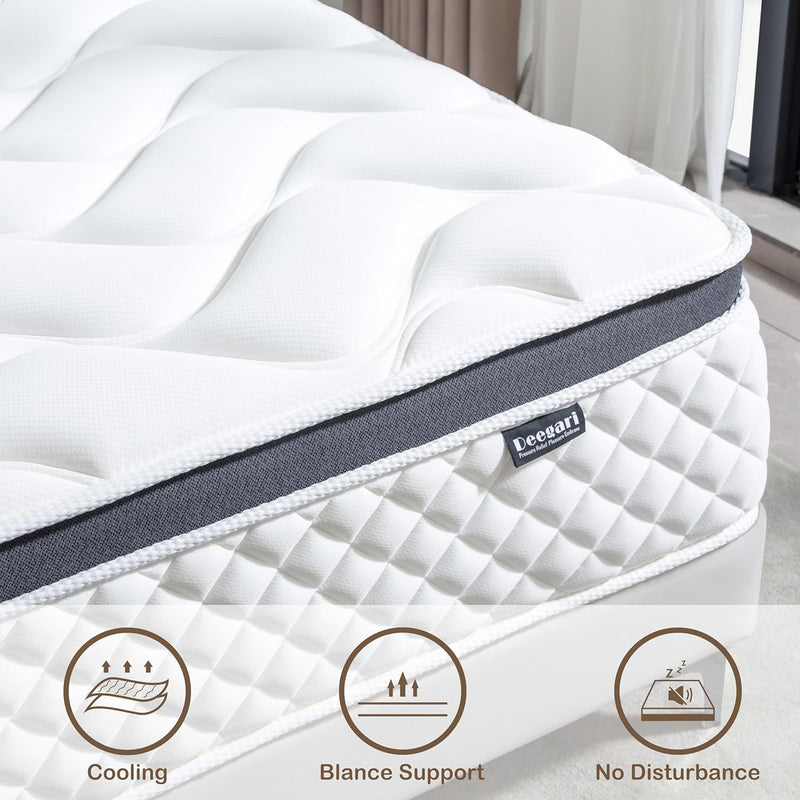 Mattress Pocket Sprungs Memory Foam Medium