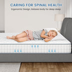 Mattress Sleeping Sprung Medium Firm Bonnell Spring