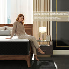 Mattress with Breathable Gel Memory Foam Bed