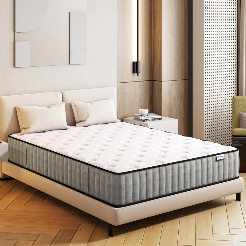 Mattress with Breathable Gel Memory Foam Bed