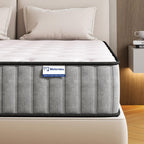 Mattress with Breathable Gel Memory Foam Bed