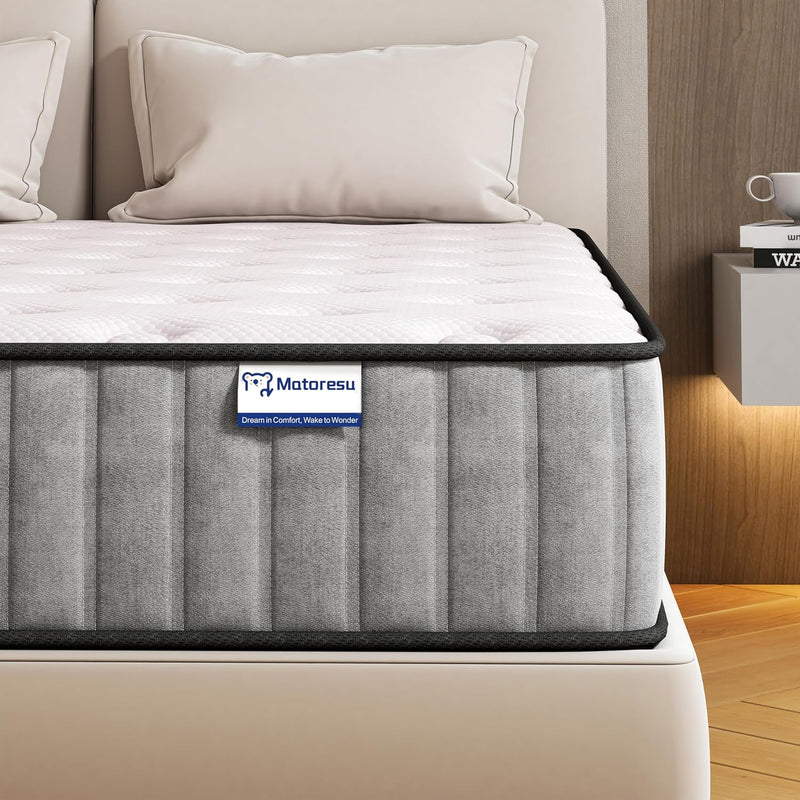 Mattress with Breathable Gel Memory Foam Bed