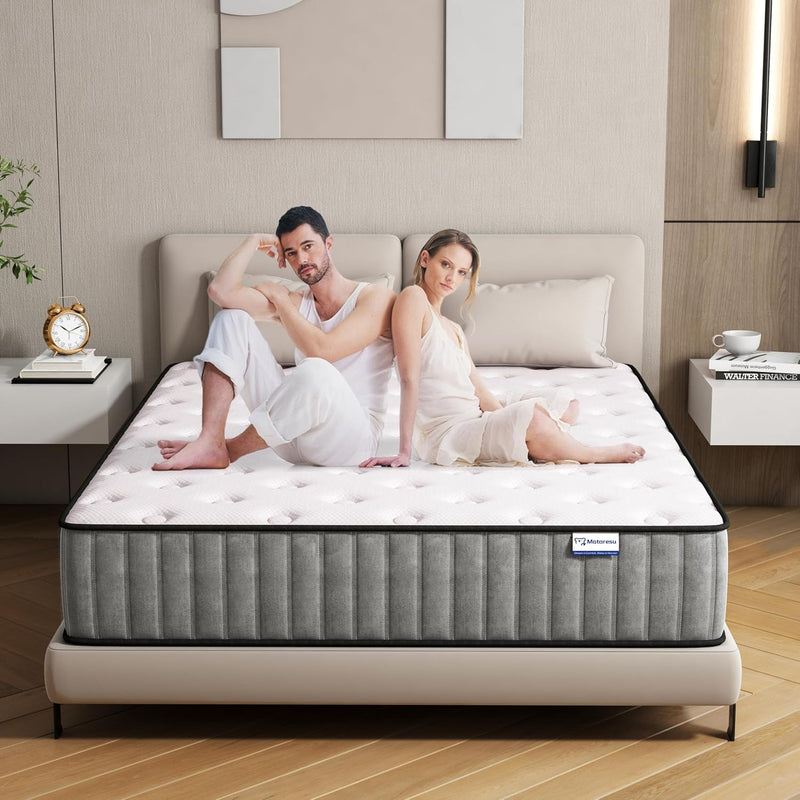 Mattress with Breathable Gel Memory Foam Bed
