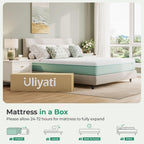 Mattress with Gel Bamboo Foam Memory Cool Sleep