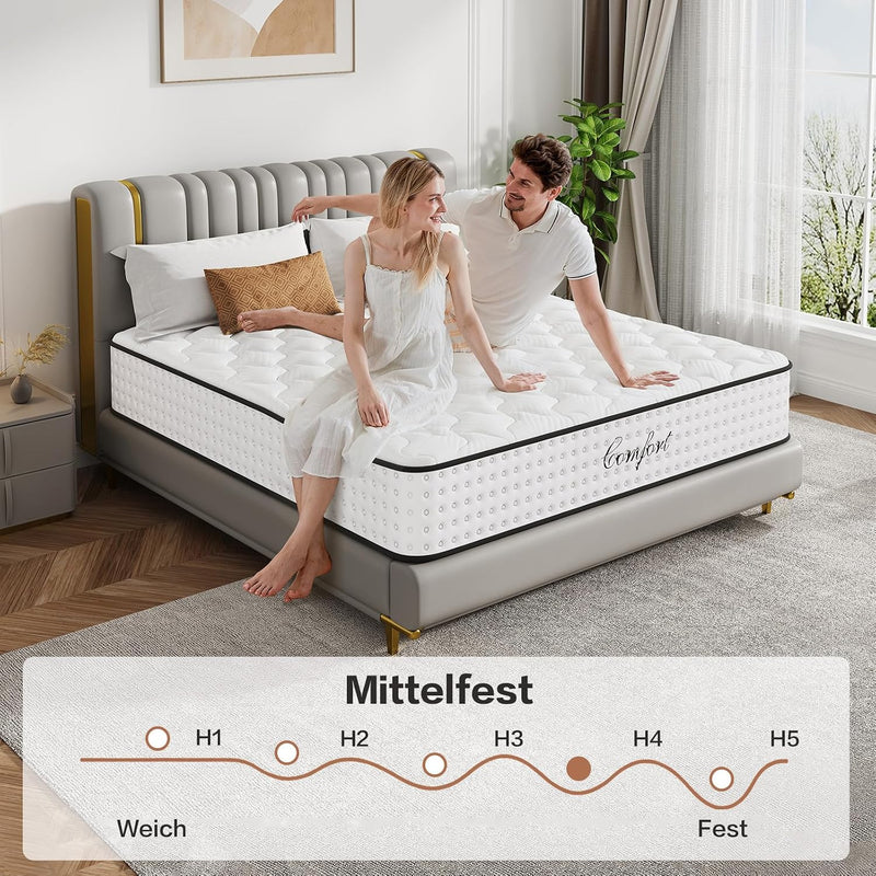 Mattress with Memory Foam 7 Zone