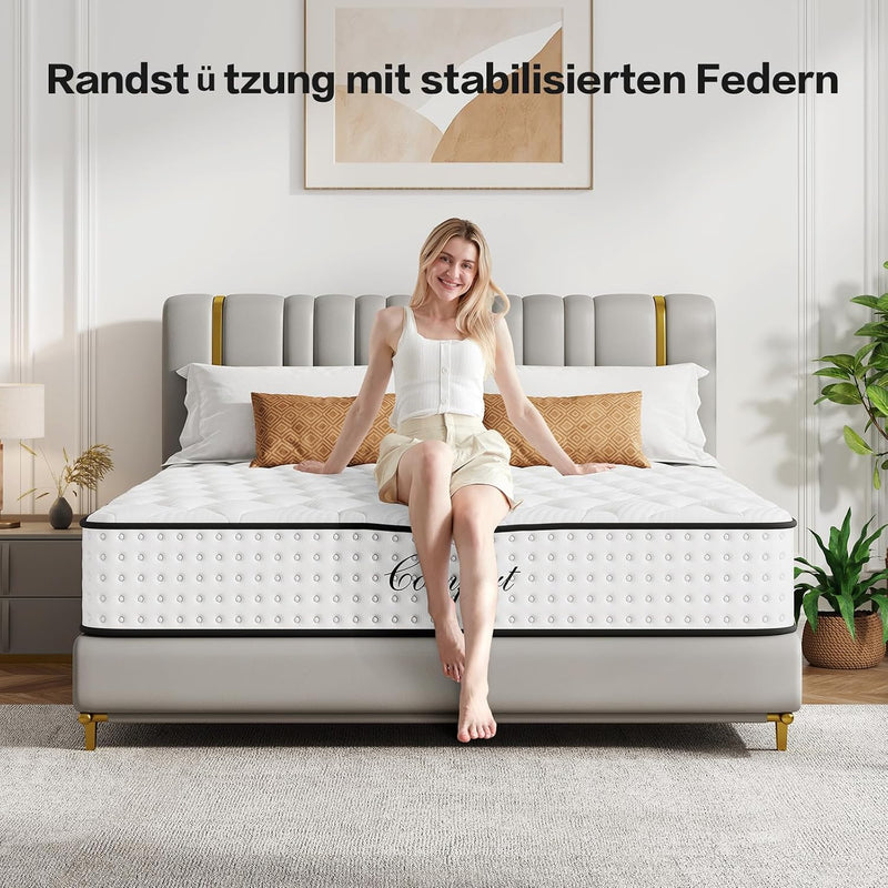 Mattress with Memory Foam 7 Zone
