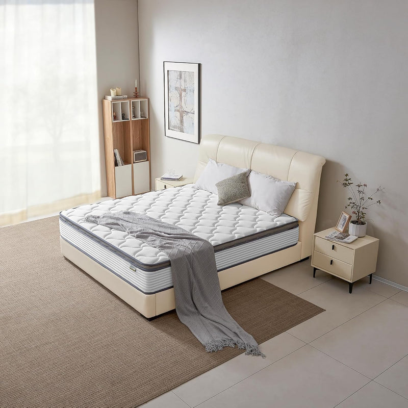 Mattress with Memory Foam Pocketing Spring