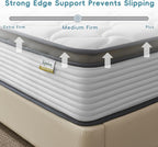 Mattress with Memory Foam Pocketing Spring