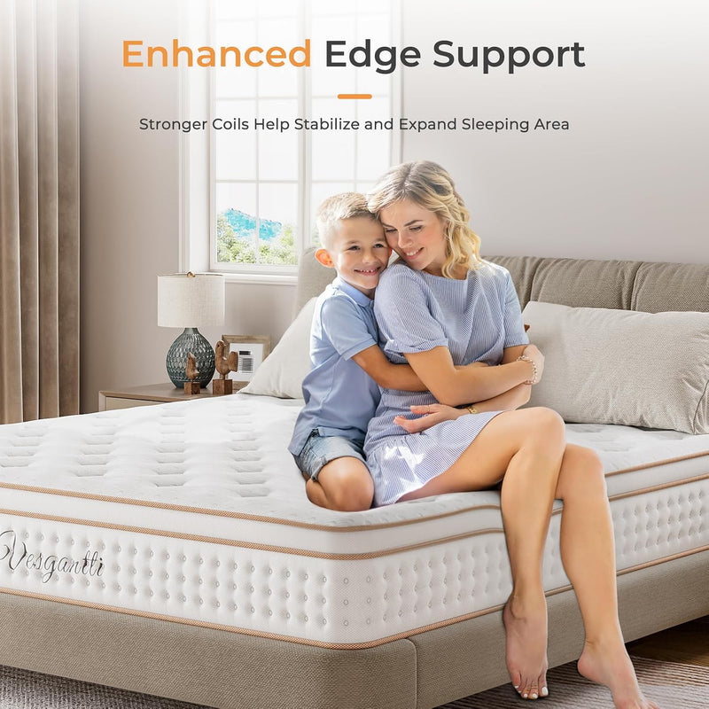 Mattress with Memory Foam Top