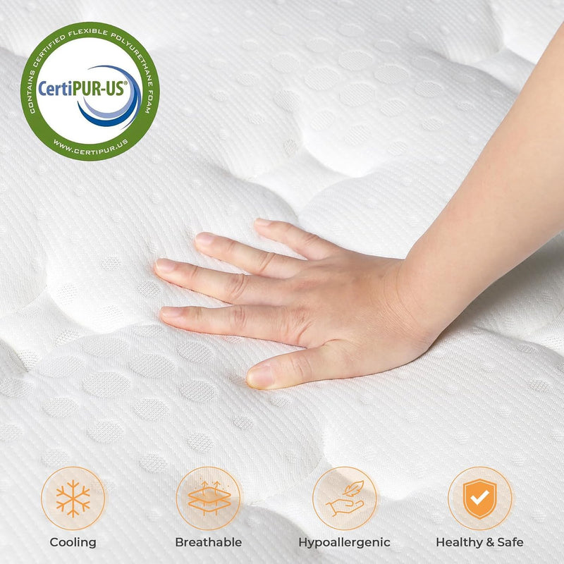 Mattress with Memory Foam Top