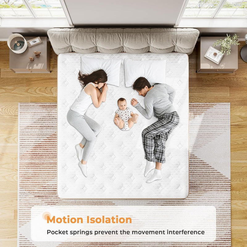 Mattress with Memory Foam Top