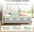 Mattress Memory Foam Pocket Sprung Hybrid Medium