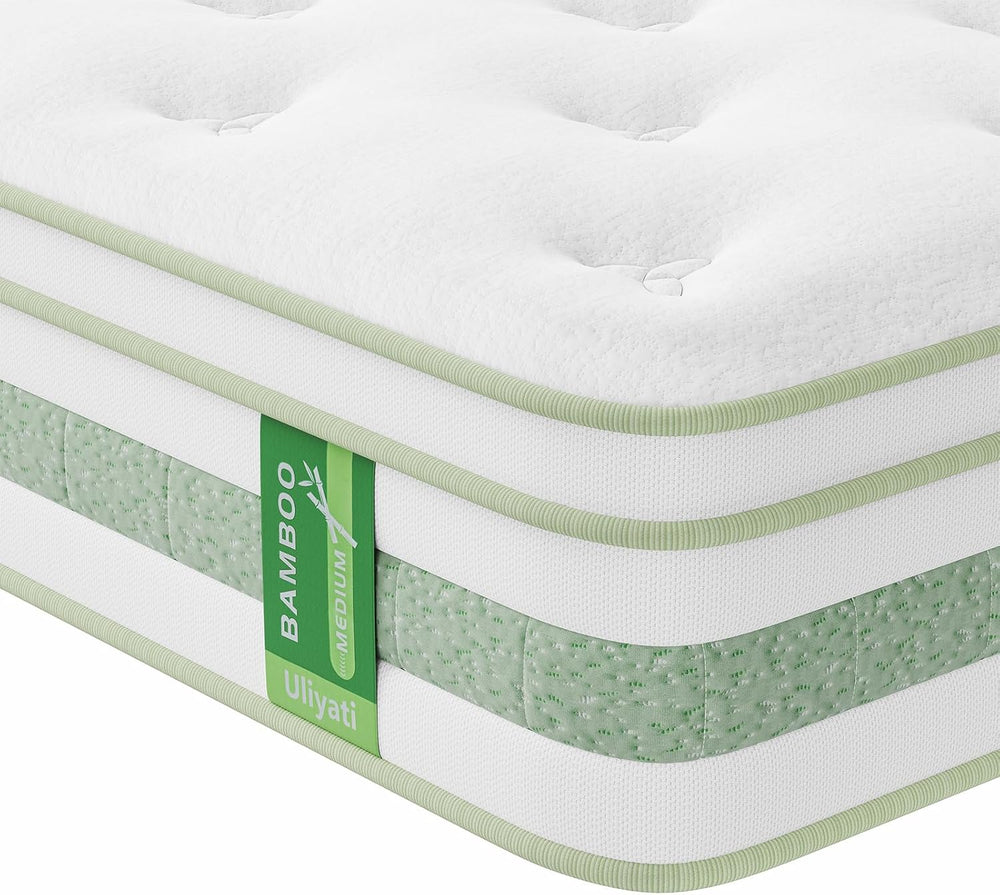 Mattress Memory Foam Pocket Sprung Hybrid Medium