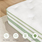 Mattress Memory Foam Pocket Sprung Hybrid Medium