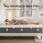 Mattresses 15CM with Memory Foam and Anti-Mite Breathable