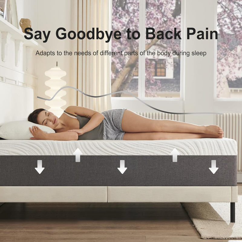 Mattresses 20CM with Memory Foam and Anti-Mite Breathable