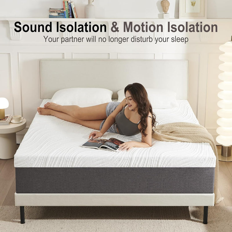 Mattresses 20CM with Memory Foam and Anti-Mite Breathable